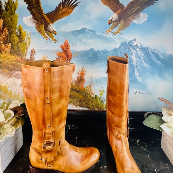 💋 Lucchese Riding Boots Charlie 1 Horse I-4671 cowboy western boots 6 R… - Picture 7 of 12